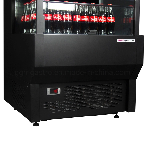 Best Sale Stainless Steel Single Door Upright Beverage/Beer Glass Display Showcase