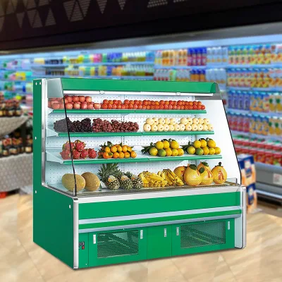 Удаленный многоярусный торговый автомат с открытой передней панелью для напитков и продуктов питания